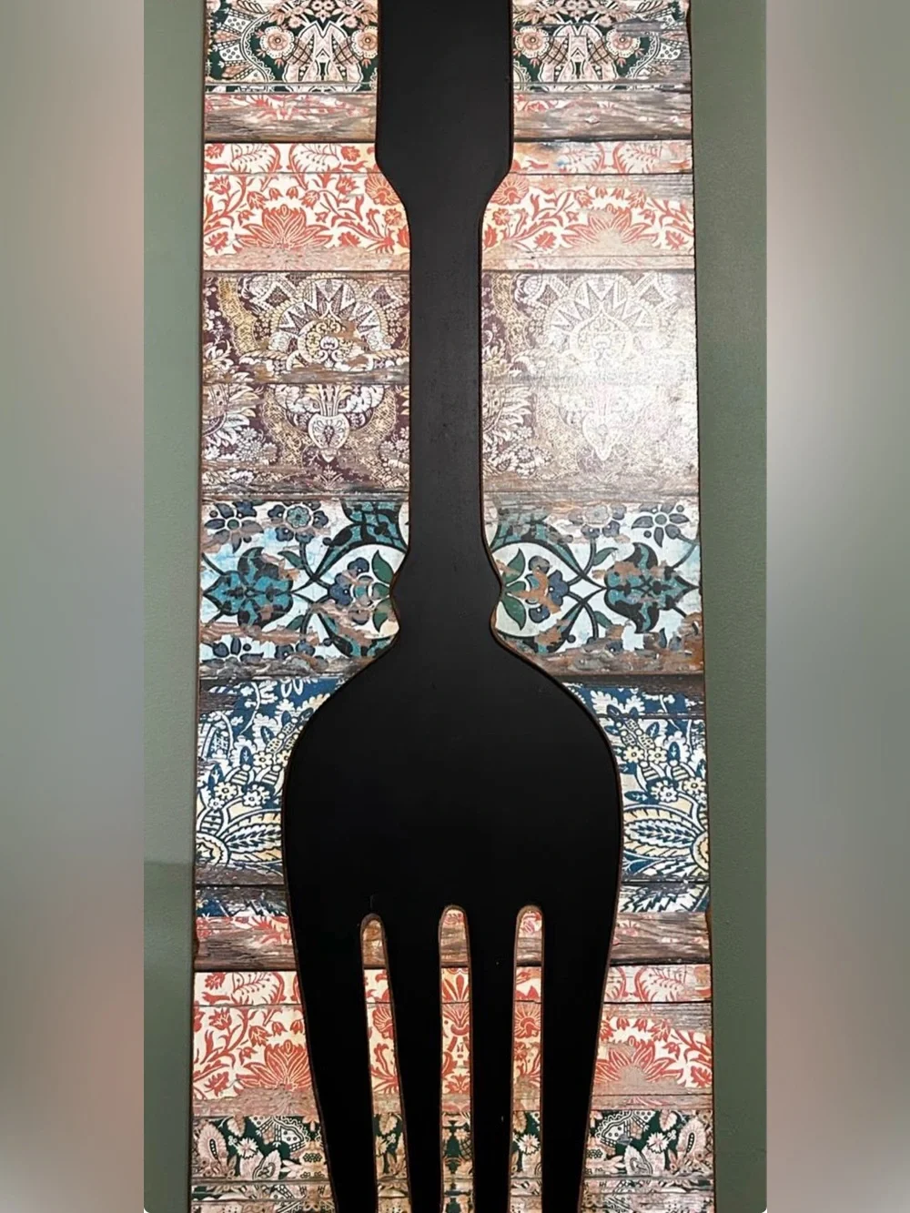 Pier 1 Chalkboard Spoon and Fork Set